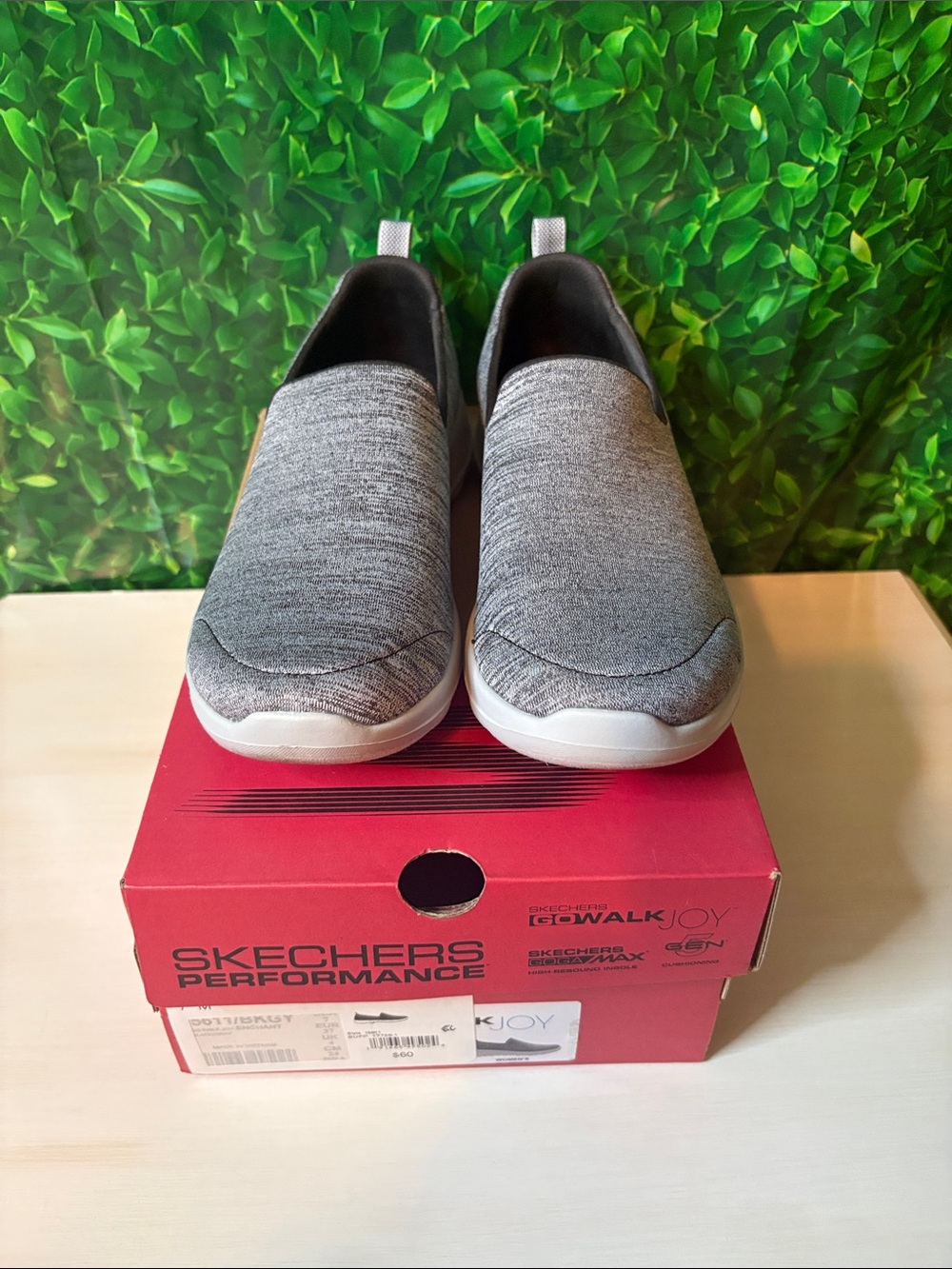 Skechers Slip-On Casual Loafers in Heather Gray